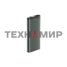 Портативный аккумулятор OLMIO QL-10, 10000mAh, 22.5W, QuickCharge3.0/PowerDelivery, LCD, серый
