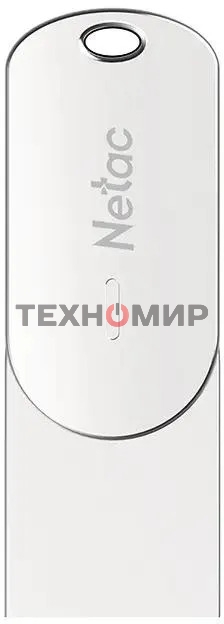 Флешка USB Netac U785C (NT03U785C-064G-32PN), 64Gb, USB 3.0/TypeC, R/W 110/45, серебристый