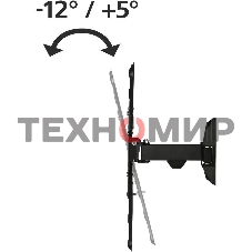 Кронштейн для телевизора Hama 00220823 черный 32