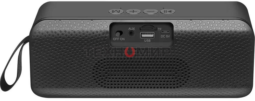 Акустическая система Defender LIGHT/BT/FM/USB/TF/AUX Q1 черный 10 Вт