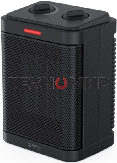 Тепловентилятор Royal Clima Notte RFH-N1500DC-BL черный, 1500 Вт, 20 м2, термостат