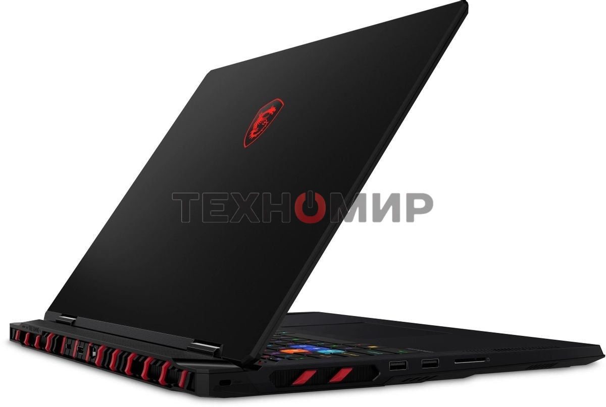 Ноутбук MSI Raider HX AI A2XWIG-204RU черный Core Ultra 9 285HX 64Gb SSD 4Tb NVIDIA GeForce RTX 5080 16Gb 18