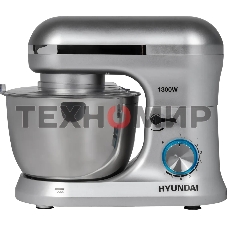 Миксер планетарный Hyundai HYM-S6551 1300 Вт, серебристый