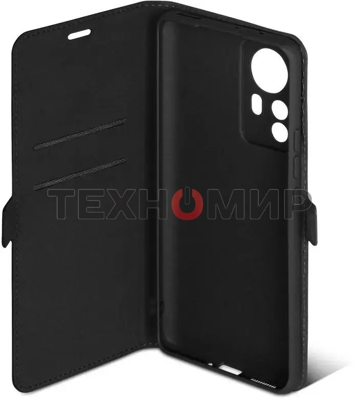 Чехол (флип-кейс) DF xiFlip-79, для Xiaomi 12 Pro, черный xiflip-79 (black)