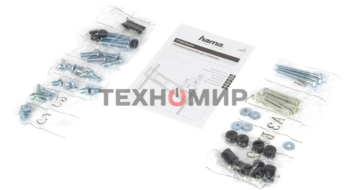 Кронштейн для телевизора Hama R1 118157 черный, 37