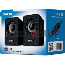 Акустическая система SVEN 135, черный (6 Вт, питание USB)