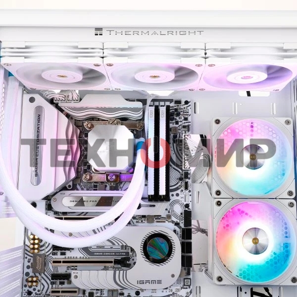 Система жидкостного охлаждения Thermalright Frozen Edge 360 Soc-AM5/AM4/1200/1700/1851 белый 4-pin 28.1dB Al Ret (F-EDGE-360-WH)