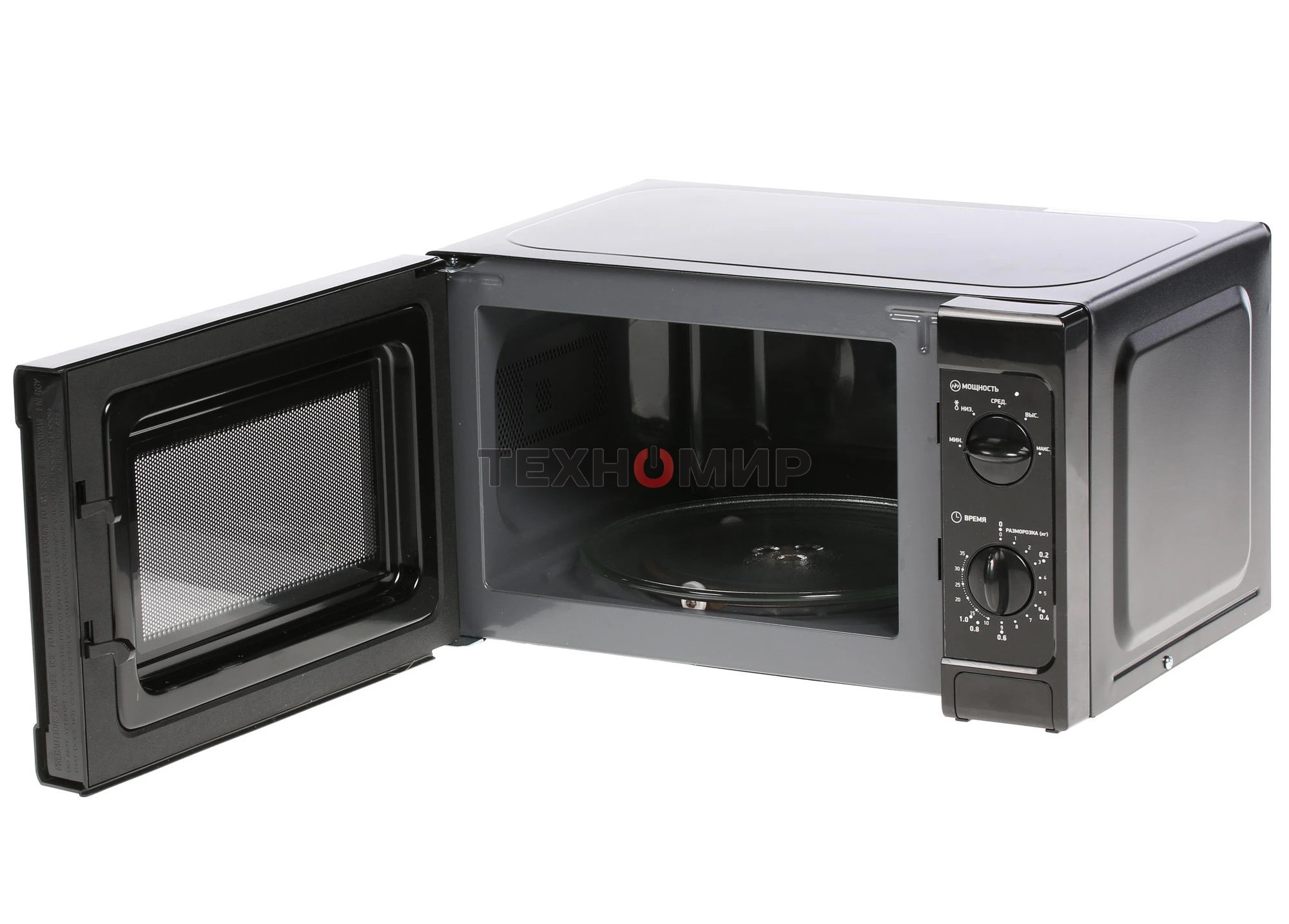 Микроволновая печь BBK 20MWS-709M/B черный, 20 л, 700 Вт, переключатели - поворотный механизм