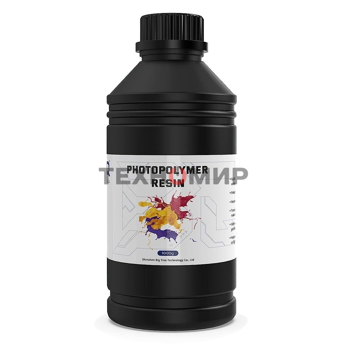 Фотополимерная смола BIQU ABS Resin Gray 1000ML