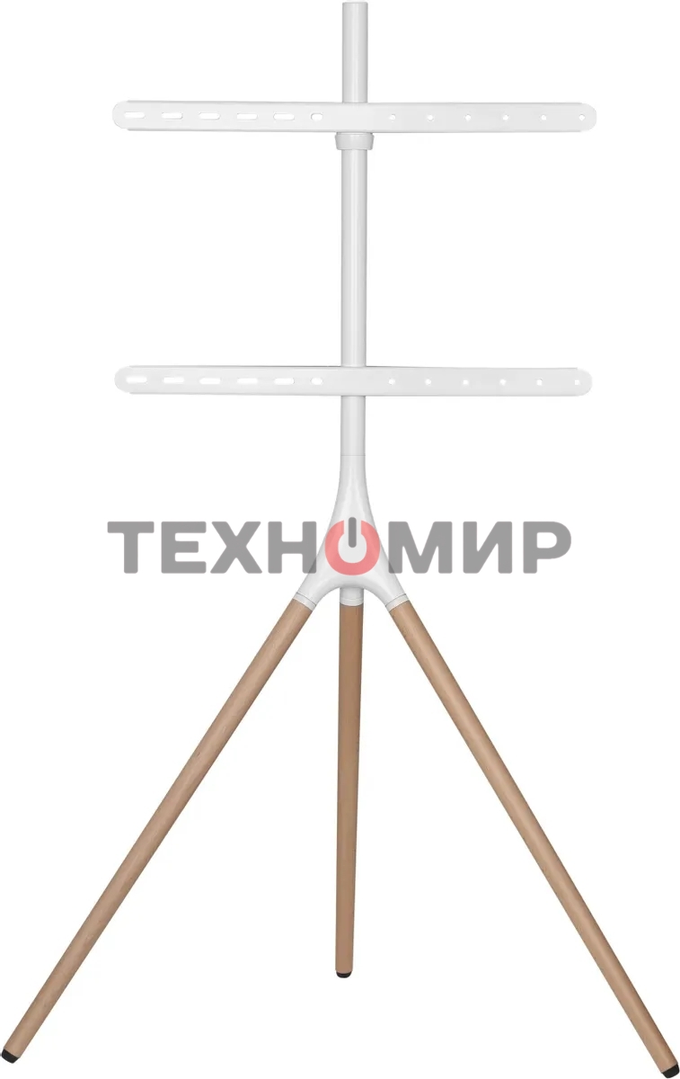 Подставка для телевизора Cactus CS-ST1246WTBCH белый/береза, 45