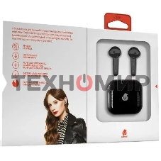 Гарнитура вкладыши uBear Vibe черный беспроводные bluetooth в ушной раковине
