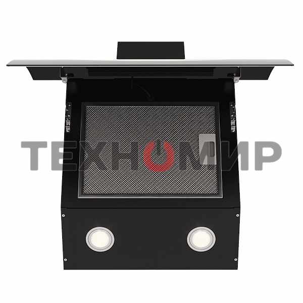 Вытяжка каминная Elikor Wave BK 60 черный, 60 см, 750 куб. м/ч, 56 дБ