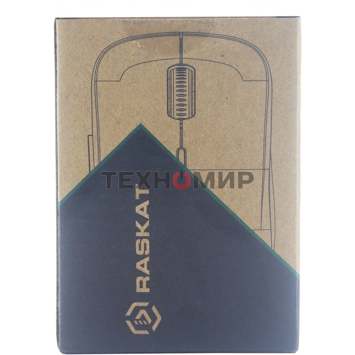 Мышь беспроводная Raskat M006W черный, 1600 dpi, радиоканал, USB, кнопки - 6