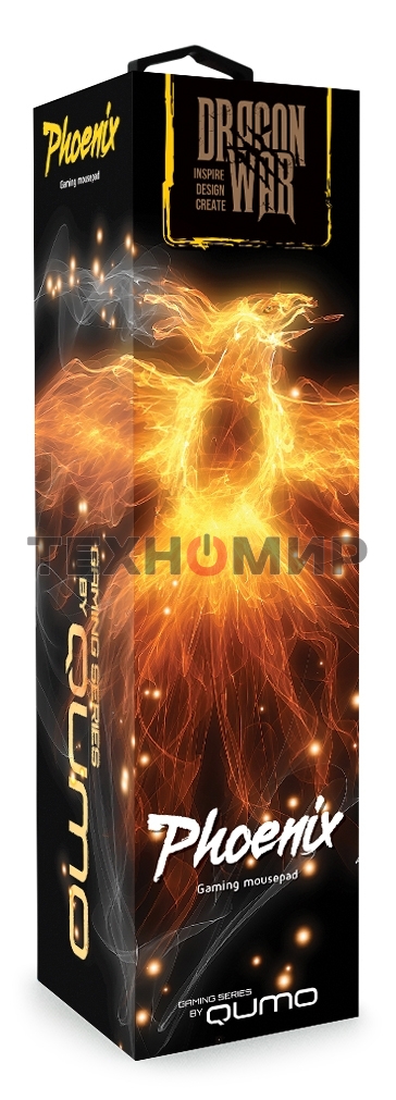 Игровой коврик Qumo Phoenix для мыши, 280x230x3 мм