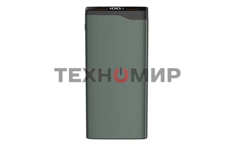 Портативный аккумулятор OLMIO QL-10, 10000mAh, 22.5W, QuickCharge3.0/PowerDelivery, LCD, серый