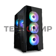 Компьютерный корпус MidiTower Zalman I3 NEO TG Black (ATX, front mesh, TG window, USB 2.0 x1, USB 3.0x2, 4x120мм RGb fan, без БП) (I3 NEO TG Black)