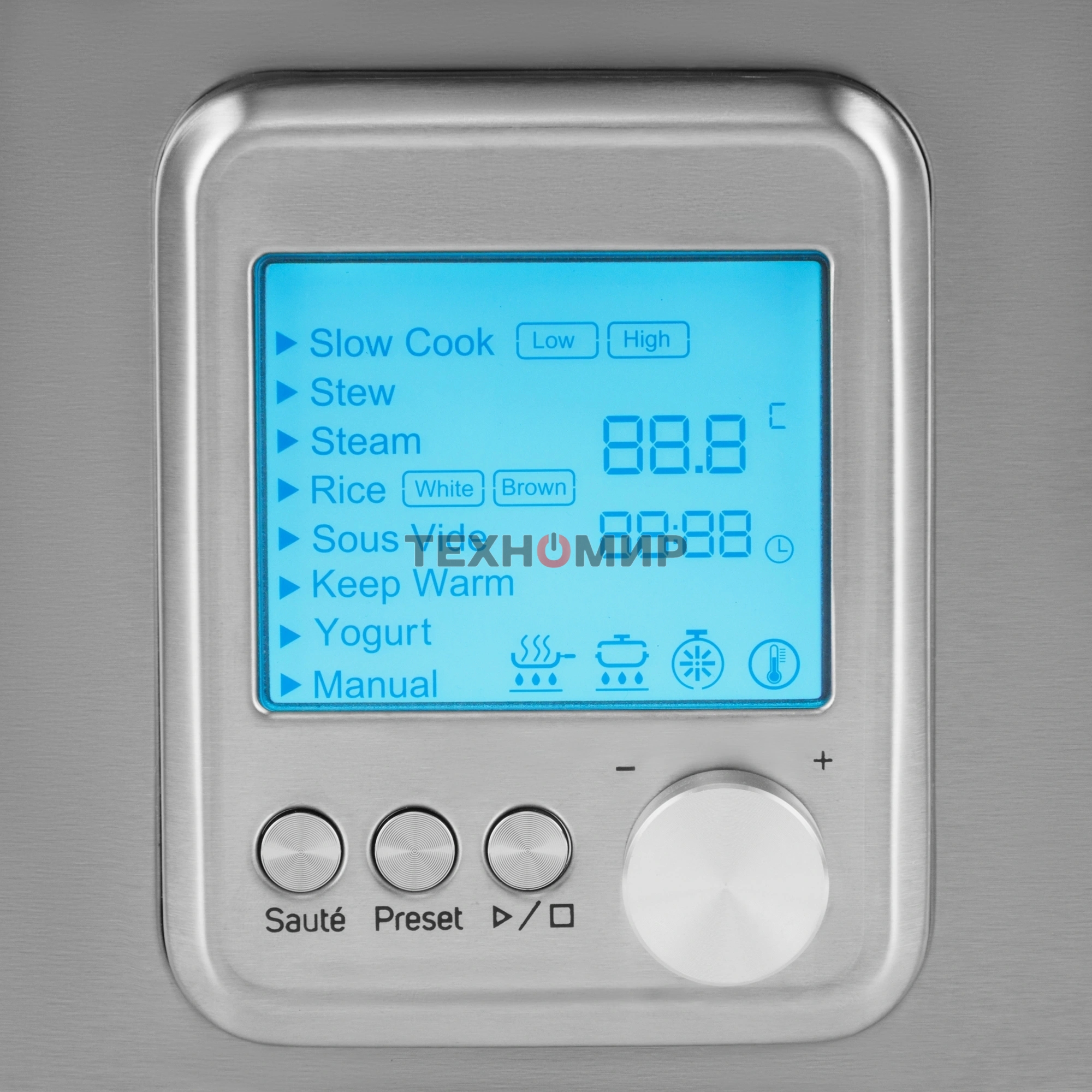 Мультиварка Rondell RDE-MC608 6л 1250Вт серебристый/серый