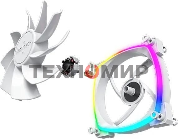 Вентилятор для корпуса MONTECH RX120 PWM белый, 120 мм, 1600 об/мин, 27 дБ, 4 pin