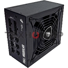 Блок питания 1STPLAYER PS-850SP, 800Вт, 80 PLUS Gold, 140мм, модульный, черный