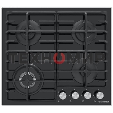 Газовая варочная панель Maunfeld EGHG.64.63CB/G, 4 конфорки, закаленное стекло, черный