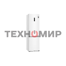 Холодильник LG GA-B509CQSL белый двухкамерный 277/107л морозилка снизу, No Frost