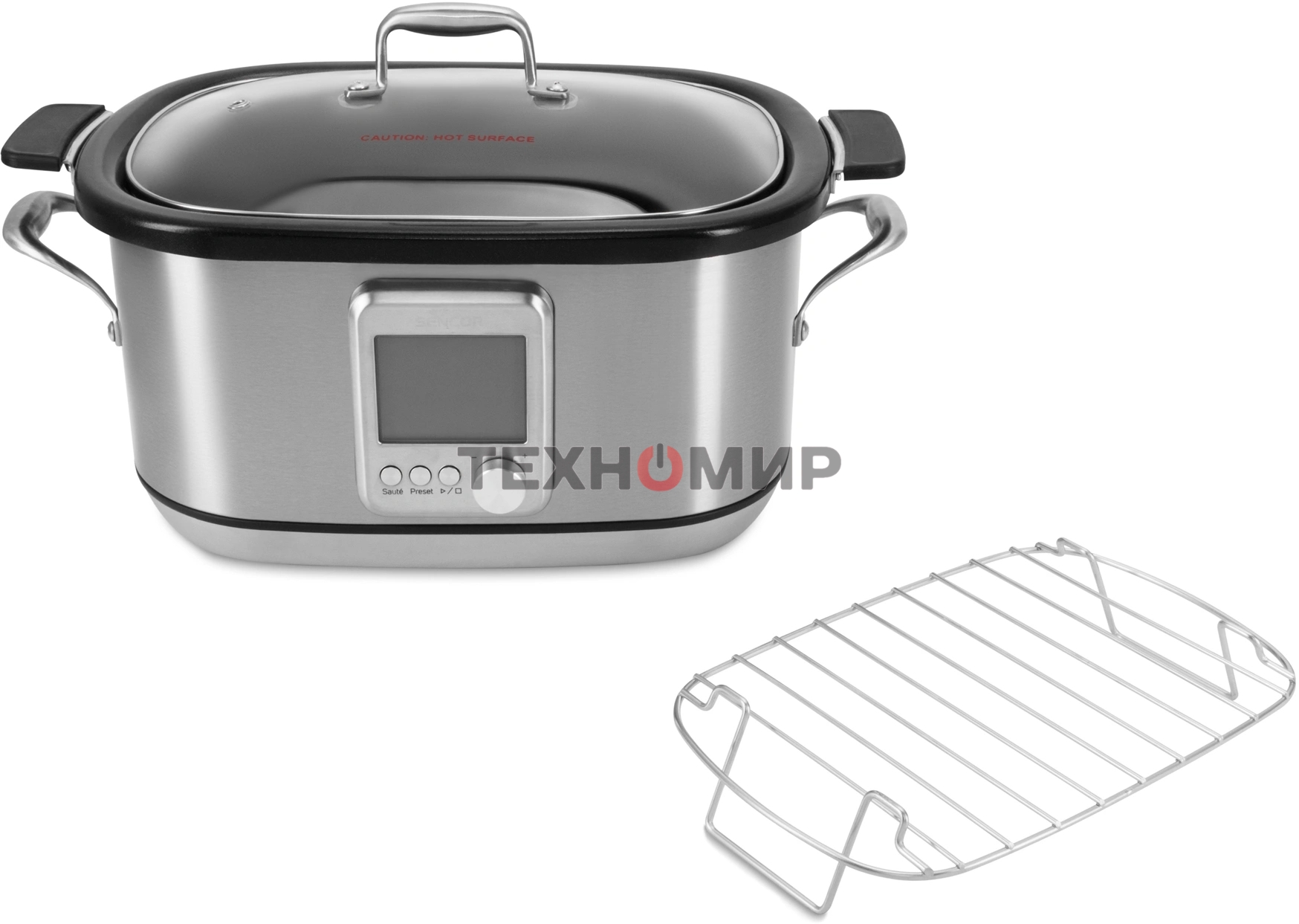 Мультиварка Rondell RDE-MC608 6л 1250Вт серебристый/серый