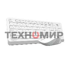 Комплект клавиатура+мышь A4Tech FStyler FG1010 беспроводной, USB, 2000 DPI, белый/серый