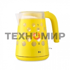 Чайник электрический BQ KT1713P Yellow. Мощность:2200 Вт, Объем 1,7л, LED подсветка