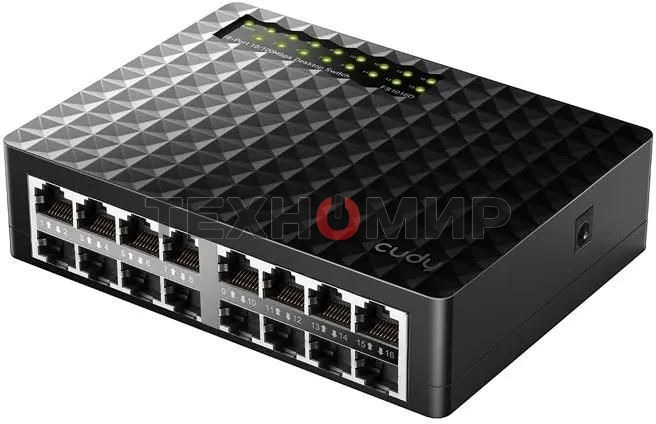 Коммутатор Cudy FS1016 (L2) 16x100 Мбит/с неуправляемый