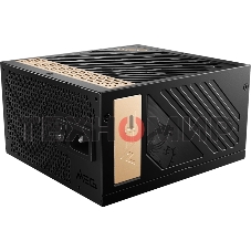 Блок питания MSI MEG Ai1300P (306-7ZP4A11-CE0), 1300Вт, 80 PLUS Platinum, 120мм, модульный, черный/золотой