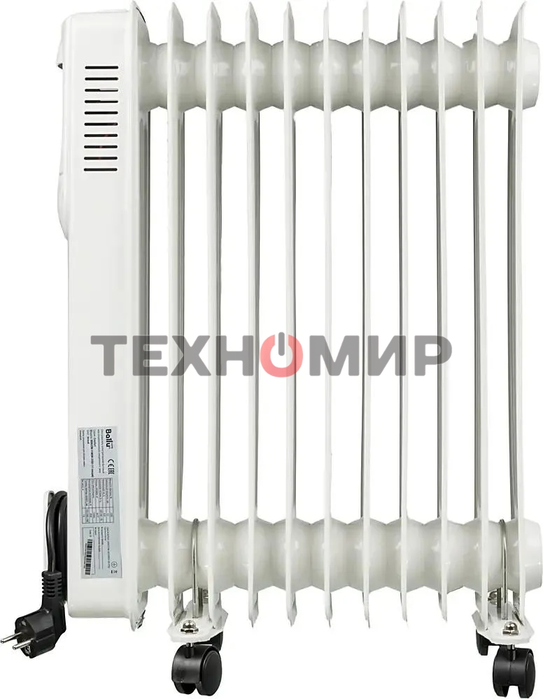 Обогреватель масляный Ballu Comfort BOH/CM-11WDN (11 секций) белый, 2200 Вт, 27 м2, термостат