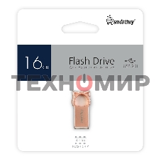 Флешка USB Smartbuy MC5 Metal Kitty (SB016GbMC5), 16Gb, USB 2.0, R/W 20/10, розовый