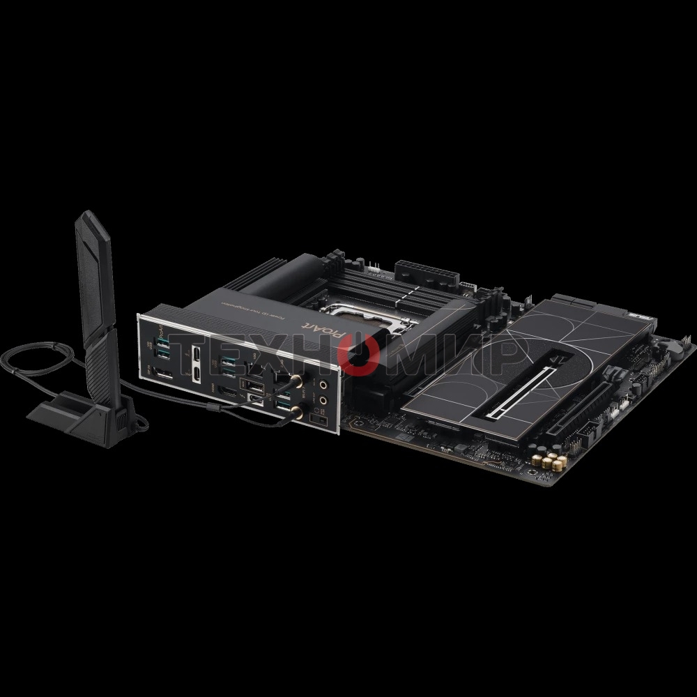 Материнская плата ASUS ProArt Z890-CREATOR WIFI, LGA 1851, Intel Z890, 4xDDR5, 4xSATA, 5xM.2, 2xPCIe 5.0 x16, 1xPCIe 4.0 x16, 1xHDMI, 1xDP, 1x 10Gb LAN, 1x 2.5Gb LAN, 2xUSB-C 10Gbps, 6xUSB-A 10Gbps, 1xUSB-A 2.0, 7.1, ATX