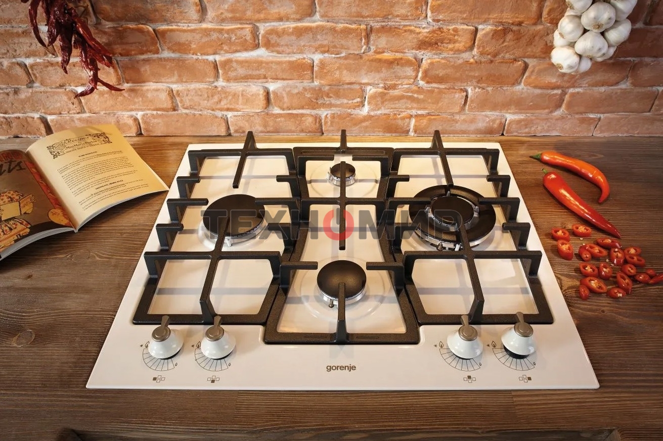 Газовая варочная панель Gorenje GW6D42CLI слоновая кость
