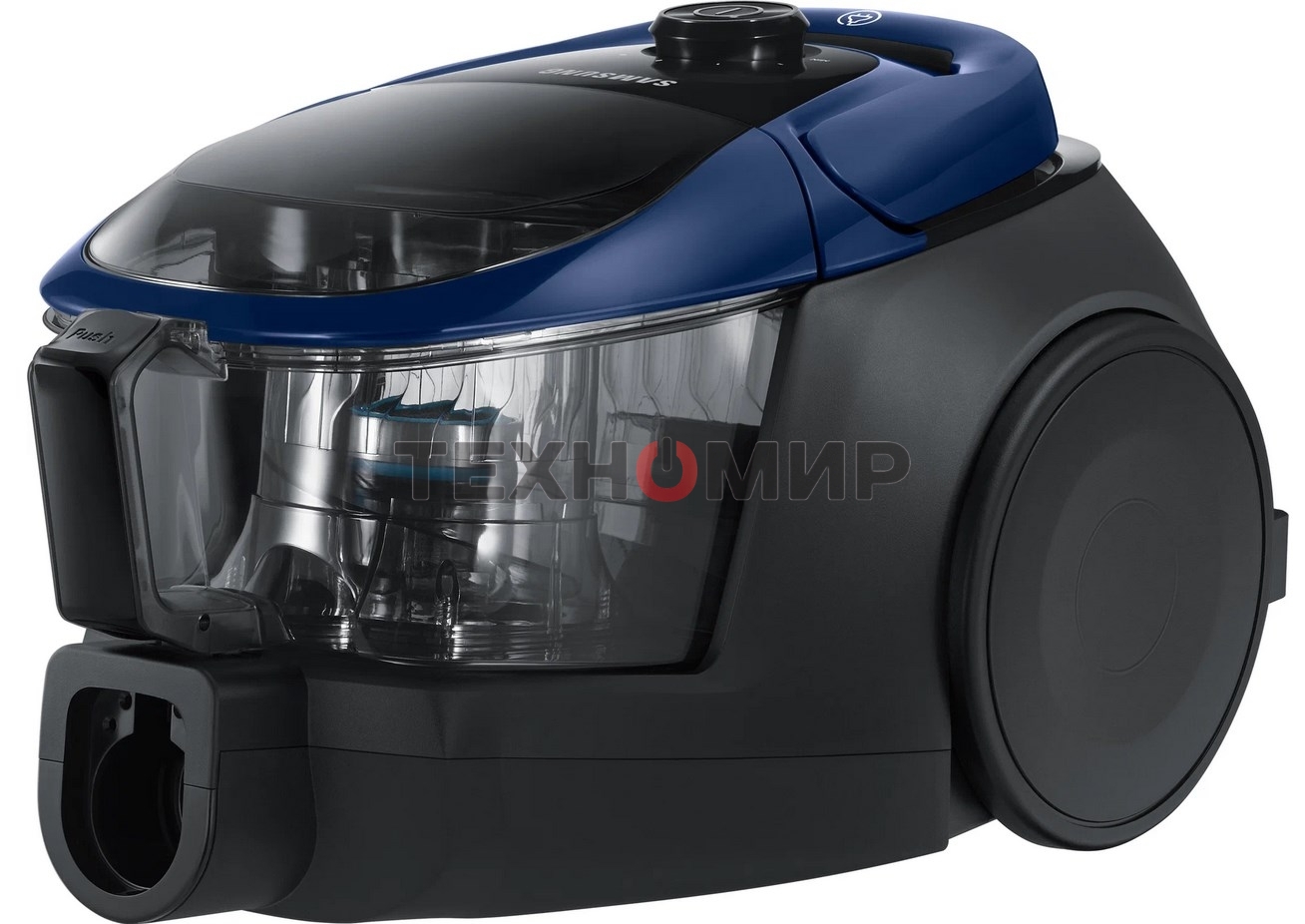 Пылесос Samsung SC18M3120VB синий, 380/1800 Вт, уборка сухая, пылесборник контейнер 2 л