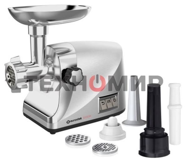 Мясорубка электрическая Eurostek EMG-Y777M металлик, 3000 Вт