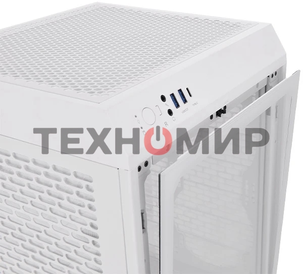 Компьютерный корпус Thermaltake The Tower 200 белый без БП miniITX 11x120мм 5x140мм 2xUSB 3.0 1xUSB3.1 audio bott PSU