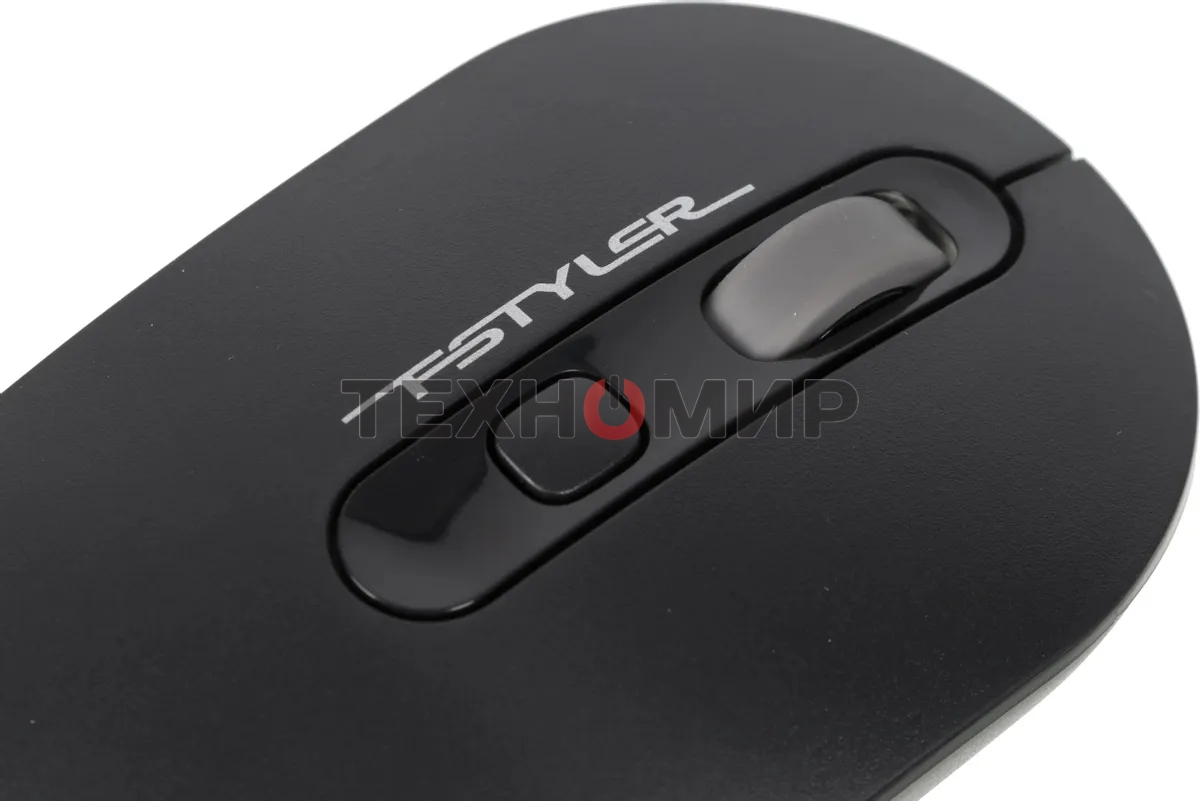 Мышь беспроводная A4Tech Fstyler FG20S серый, 2000 dpi, радиоканал, USB, кнопки - 3