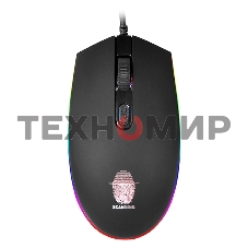 Мышь проводная Qumo Pretender M53 черный, 3200 dpi, USB, кнопки - 4