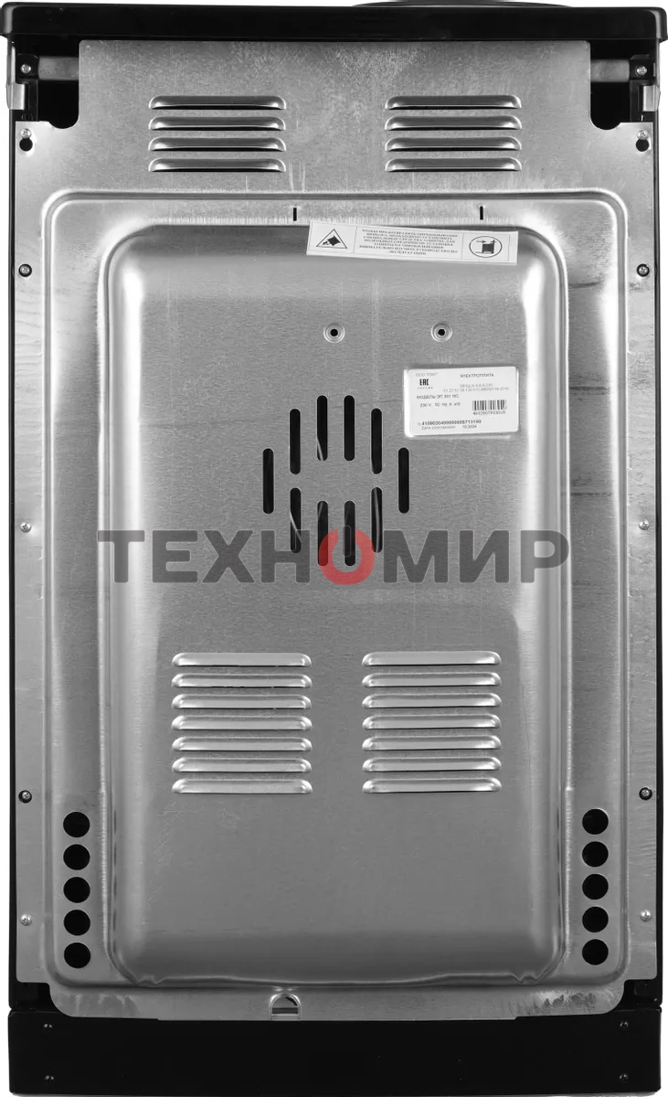 Плита электрическая Лысьва ЭП 301 МС черный, конфорок 3 электрических, духовка 57 л, 50 см x 85 см x 60 см (без крышки)