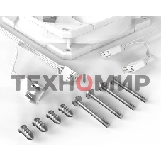 Вентилятор для корпуса ID-COOLING TF-12025-PRO-ARGb TRIO WHITE (3 pcs, 120мм, 1800rpm, 35.2 дБ, PWM 4-pin, ARGb, белый) (TF-12025-PRO-ARGb TRIO WHITE)