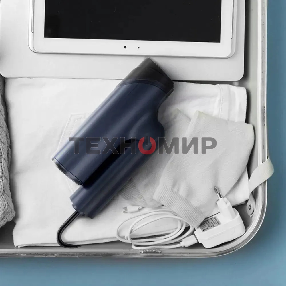 Отпариватель Kitfort КТ-9236 синий/черный, 1200 Вт, 20 г/мин, 130 мл