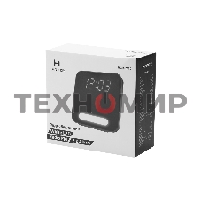 Радиобудильник Harper HCLK-2060 черный - белый led