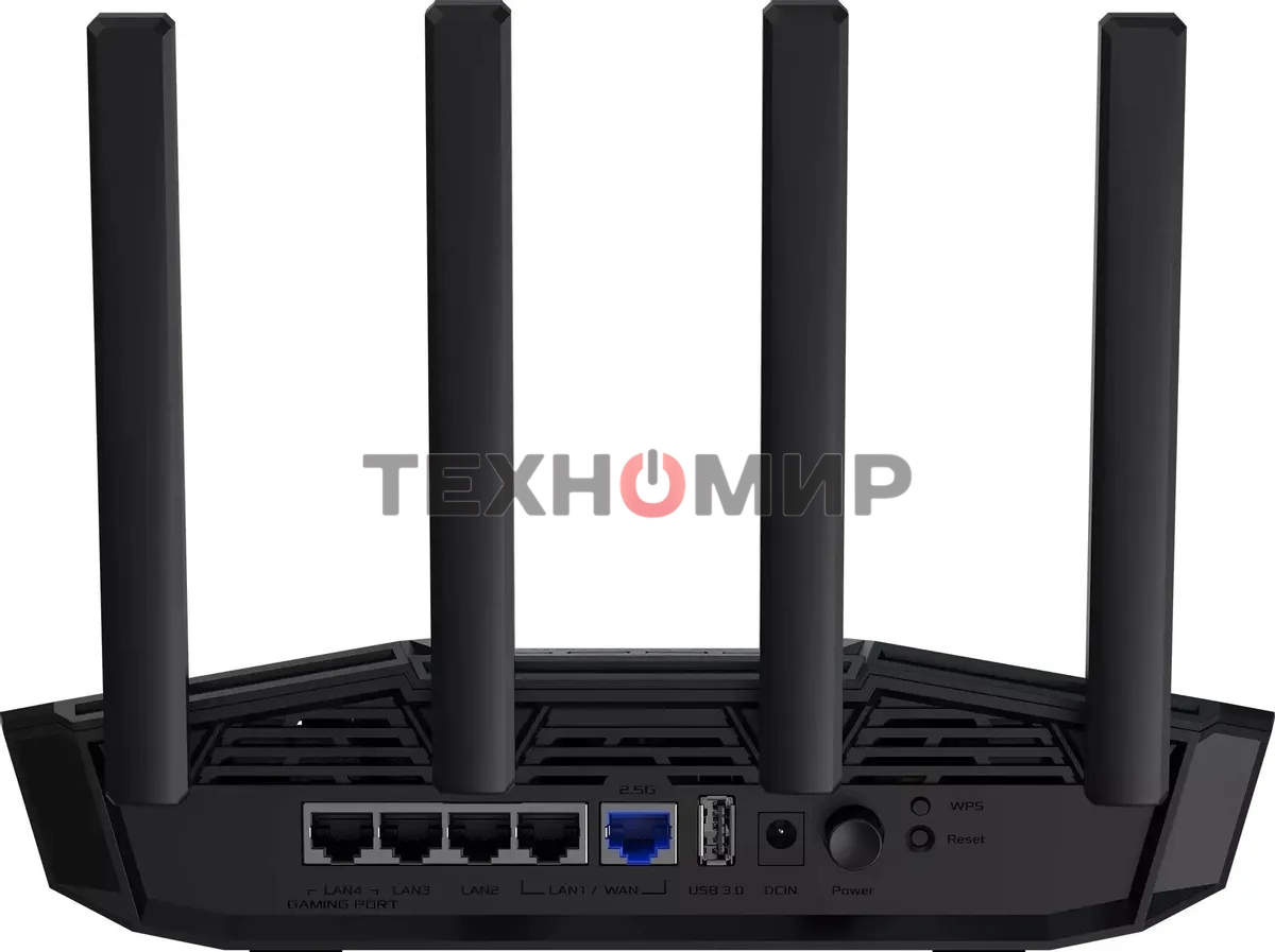 Роутер беспроводной Asus TUF-BE3600 BE3600 100/1000/2500BASE-T черный