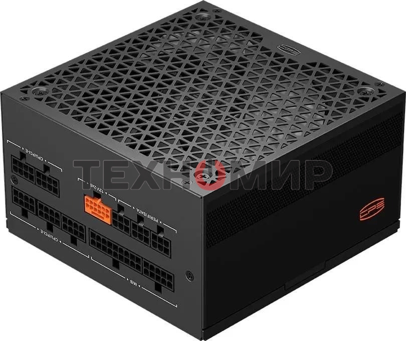 Блок питания PCCooler P5-YN1000-G1F, 1000Вт, 80 PLUS Gold, 135мм, модульный, черный