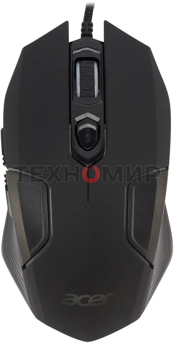 Мышь проводная Acer OMW170 черный, 3200 dpi, USB, кнопки - 6