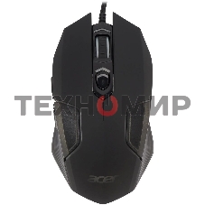 Мышь проводная Acer OMW170 черный, 3200 dpi, USB, кнопки - 6
