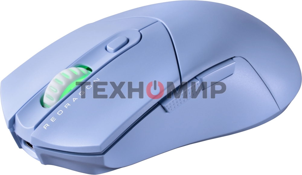 Мышь беспроводная Redragon St4r Pro голубой, 26000 dpi, радиоканал, Bluetooth, USB, кнопки - 6