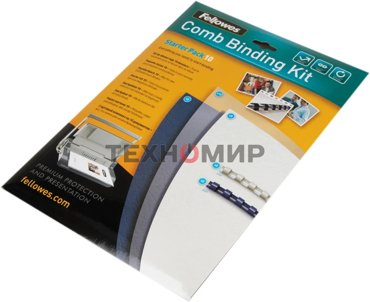 Переплетчик Fellowes Quasar E (FS-56209) A4/перф.20л.сшив/макс.500л./пластик.пруж. (6-50мм)/электр.