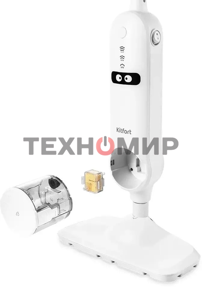 Швабра паровая Kitfort КТ-1015 белый